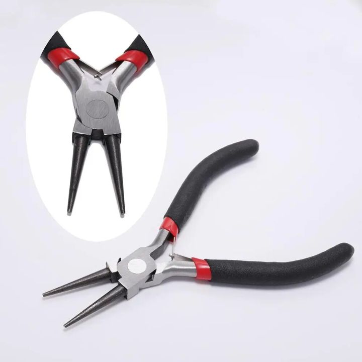 nose%20plier%20Round%20Nose%20End%20Cutting%20Jewelry%20Pliers%20Tools%20DIY%20Equipment%20Pliers%20Fit%20Handcraft%20Beadwork%20Repair%20Ferronickel%20Carbon-Hardened%20SteelTool%20Sets%20-%20Image%206