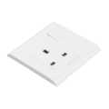 Modular White 13 Amp socket Outlet. 