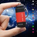 1Pc Mini Keychain Bag Torch USB Rechargeable LED Light Flashlight Lamp Waterproof Emergency Mini flashlight rechargeable type keychain type flashlight. 