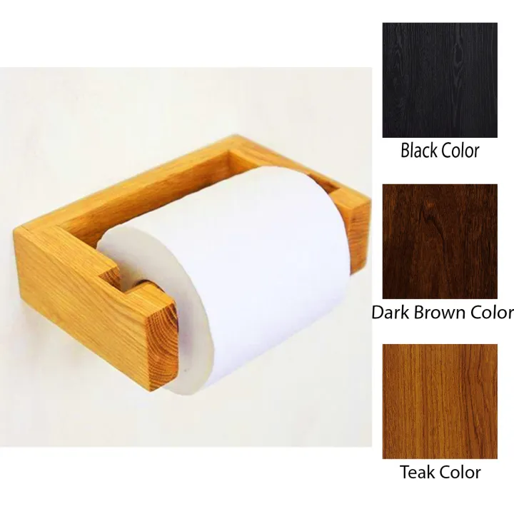 Wooden%20Paper%20Roll%20Holder%20/%20Wall%20Mount%20Paper%20Towel%20Holder%20/%20Waterproof%20Paper%20Roll%20Holder%20/%20Toilet%20Paper%20Roll%20Holder%20-%20Image%205