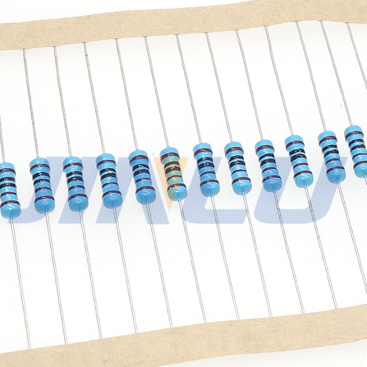 Five Color Rings 100pcs 1/4W Metal Film Resistor 5.6 6.2 6.8 56 62 68 560 620 680 R Ohm ...