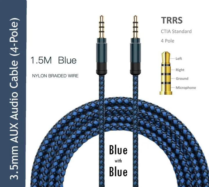 Universal%204%20pole%20Jack%20TRRS%20Aux%20Cable%203.5%20mm%20to%203.5mm%20headphone%20Cable%20Male%20to%20Male%20support%20Microphone%20music%20-%20Image%209
