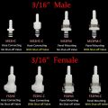 1Pcs New Disconnect Fitting Coupling Hose Joint Quick Shut-Off Tube Connector Hose Barb Valved Male Female S-series Quick Coupler For Hose Pipe Tube. 