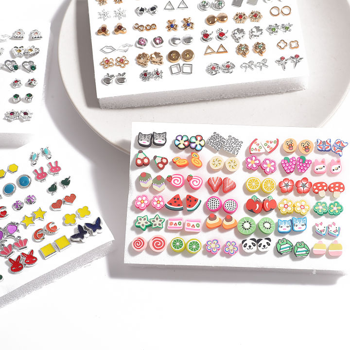 18%20Pairs%20Random%20Mix%20Styles%20and%20Colors%20Fashion%20Glue%20Needle%20Earrings%20Set%20Flower%20Fruit%20Stud%20Earrings%20-%20Image%208