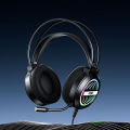 AOC GH120 Wired Light Emitting Headphones and Earphones 7.1 Channel Esports Game Chicken Eating Computer Exclusive. 