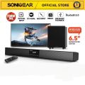 SONICGEAR TV SOUNDBAR SUBWOOFER BT6500 BLUETOOTH SPEAKER | 6" SUBWOOFER | 200W MAX OUTPUT. 