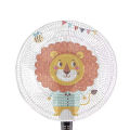 18 Inches Cartoon Electric Fan Protective Net Cover Children's Anti-pinch Hand Fan Sleeve Safety Protective Cover 1Pcs. 