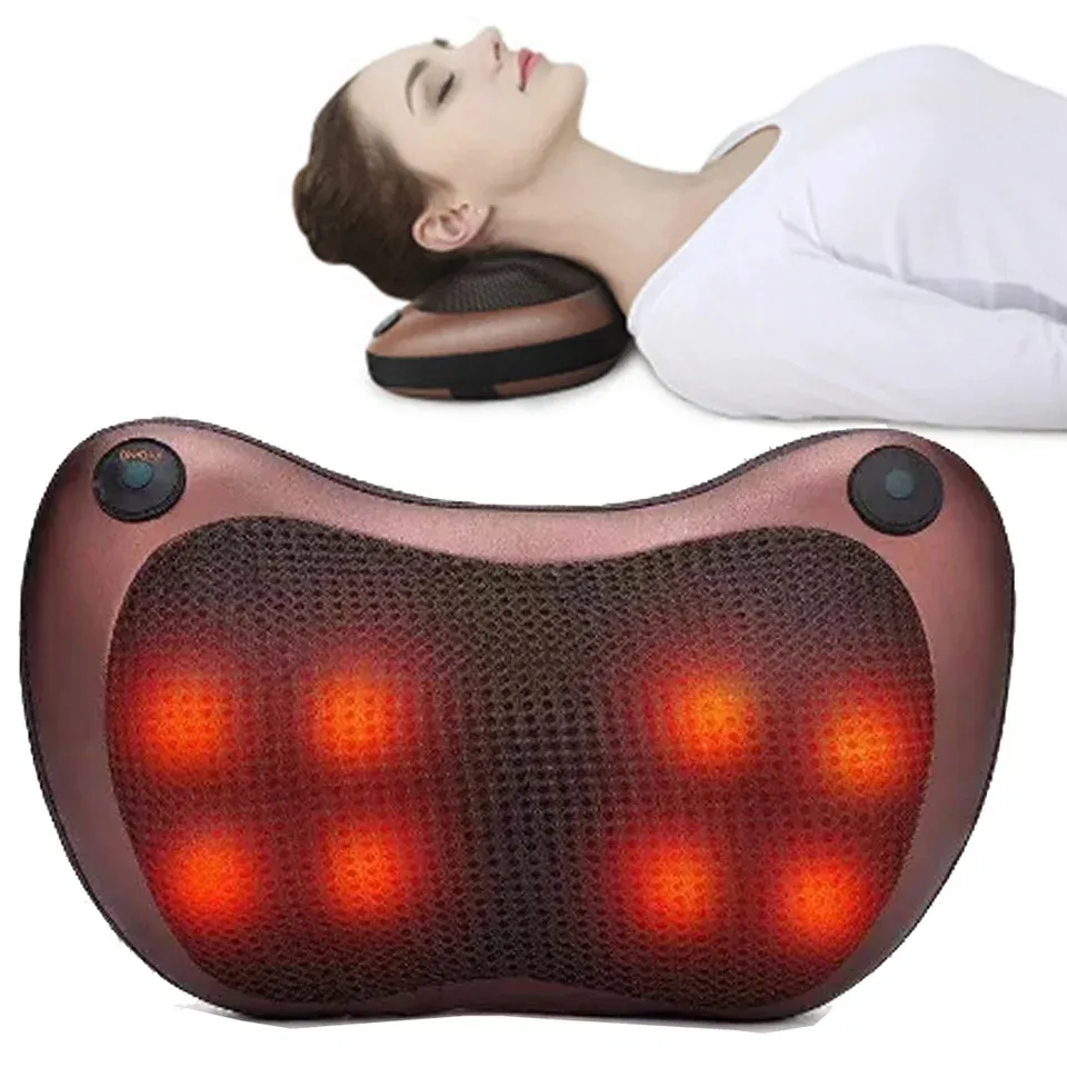 Electric Neck Massage Pillow, Shiatsu Back and Neck Massager with