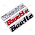 Beetle Labeling Applicable to Beetle English Car Logo Fender Side Seam Label Metal Sticker Rear Box Car Badge Sticker. 