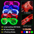 5/25 Pcs Light Up LED Glasses Bulk 5 Colors Glow Glasses Glow in The Dark Party Supplies Neon Party Favors for Kids Adults. 