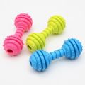 Rubber Bone Shaped Dog Toy Molar Bite Resistant Chew Toy for Small Pet Puppy Outdoor Training Pet Supplies Toys. 