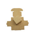 50pcs Mini Kraft Paper Box Party Earring Ring Decoration Package Small Paperboard Boxes Foldable Brown Cardboard Box. 