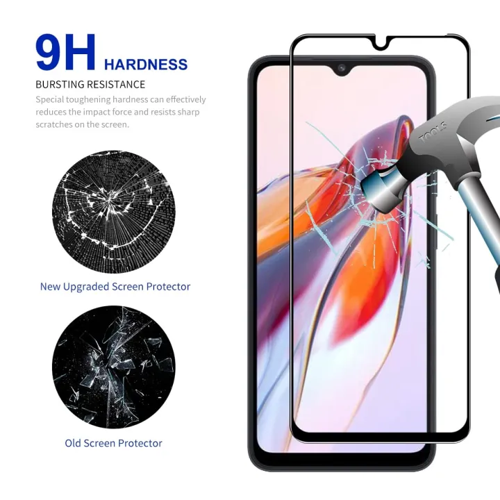 Redmi%2012C%20High%20Quality%20Full%20Tempered%20Glass%20Full%20Glue%20Screen%20Protector%20For%20Redmi%2012C%20-%20Image%202