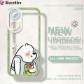 Jizetin for Redmi A5 4G Back Cover Transparent Chef White Bear Soft Full Camera Cover Protection Phone Cases. 