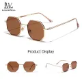 LouisWill Women Sunglasses Fashion Sunglasses Eyes Protection Sunglasses Ladies Sunglasses Irregular Polygons Glasses Female Eyewear Light Transmission Sun Glasses for Women. 