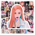 20/40pcs Black Pink Stickers KPOP Girls Music Band Stickers for Laptop Scrapbook Journal Kids Girls Boys Stickers. 