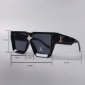 2021 Fashion Luxury Square Luxury Sunglasses Men Women Fashion UV400 Glasses high quality male fashion show Female LV. 