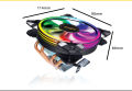 Armaggeddon Artic Storm 2 RGB R4 CPU Air Cooler [4 Direct Contact Heatpipes]. 