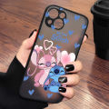 Disney Stitch Cute For iPhone 14 13 12 11 Pro Max XS Max X XR 7 8 Plus 6S 5S Frosted Translucent Phone Case. 