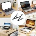 Adjustable Plastic Laptop Stand for Comfortable Work. 