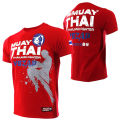 Vs zap MEN'S Muay Thai T shirt Sports running T shirt MEN'S gym fitness Jun training shirts dry fit sportswear boxing quick dry. 