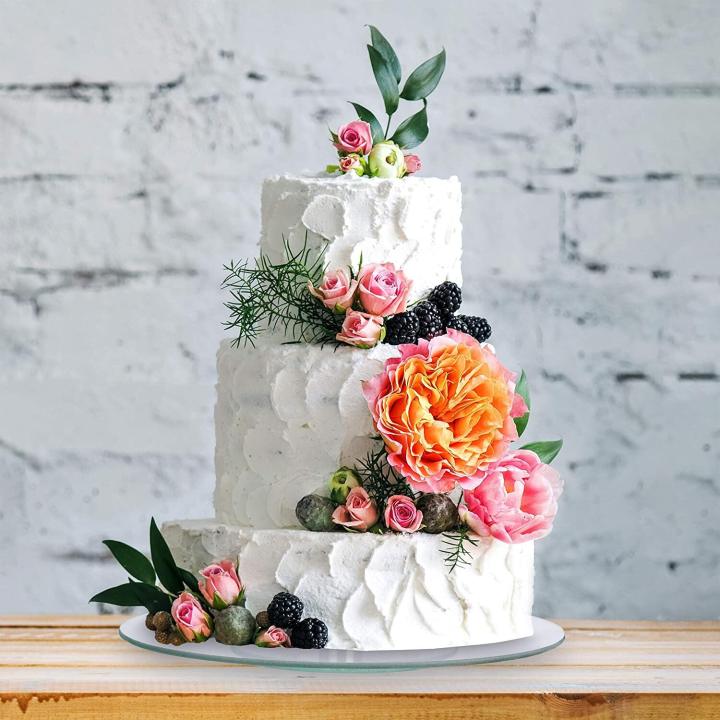 Rotating%20Revolving%20glass%20Cakes%20Stand%20,glass%20turn%20table-25cm%20-%20Image%203