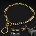 Stainless Steel Chain Choke Dog Collars Durable for Medium Large Dogs Training 【READY STOCK】. 