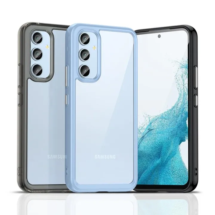 tzmar%20for%20Samsung%20Galaxy%20A25%205G%20Candy%20Color%20Hard%20Case%20Transparent%20Shockproof%20Back%20Phone%20Cover%20-%20Image%206