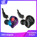 KZ ZST Wired Earphone Detachable Cable In Ear Monitor Noice Cancelling Headset HiFi Music Sport Game Phone Earbuds Headphones. 