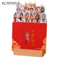 Thickened Paper Calendar 2024 Cartoon Theme Desk Calendar with Wooden Base Monthly Desktop Calendar for Home Office School Jan to Dec 2024 Southeast Asian Buyers' Favorite Non-bleeding Ink Calendar. 