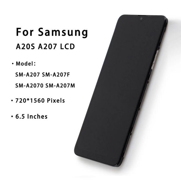 LCD%20With%20Frame%20For%20Samsung%20Galaxy%20A20S%20A207%20A207F%20A207M%20Display%20Touch%20Screen%20Digitizer%20Assembly%20Replacement%20Parts%20-%20Image%206