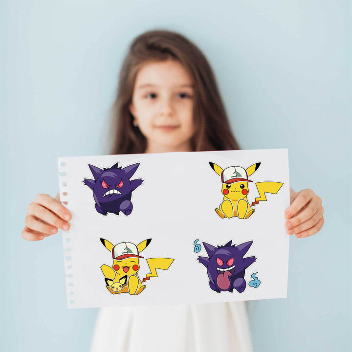 8%20Sheets%20Pokemon%20Puzzle%20Stickers%20Pikachu%20Psyduck%20Bulbasaur%20Anime%20Cartoon%20Kids%20DIY%20Make%20A%20Face%20Sticker%20Handicraft%20Waterproof%20Decals%20-%20Image%207