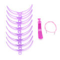 8pcs/set Reusable Eyebrow Template Kit Grooming Eyebrow Makeup Helper Tools Queena. 