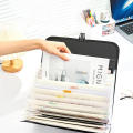13 Pockets Expanding Wallet A4 Size Paper Storage Case School File Organizer A4 Size Organ Bag A4 Size Document Organizer Paper Storage Bag. 