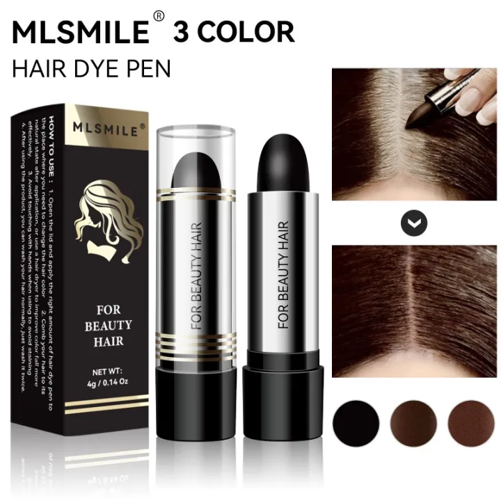 Black%20and%20Brown%20One-off%20Temporary%20Hair%20Coloring%20Covered%20White%20Hairs%20Hairline%20Disposable%20Lipstick%20Hair%20Dye%20Stick%20Smear%20Type%20Dye%20-%20Image%202