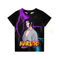 Naruto tshirts kids theme party supplies T-shirt anime 3D digital printing 1-10 years old girl boy birthday party gift top tees. 