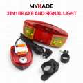Bike Turn Signal Brake LED Light with Horn – 3-in-1 | Ultra Bright | Waterproof. 