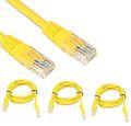 RJ45 1.5M Yellow External Network Ethernet Cable. 