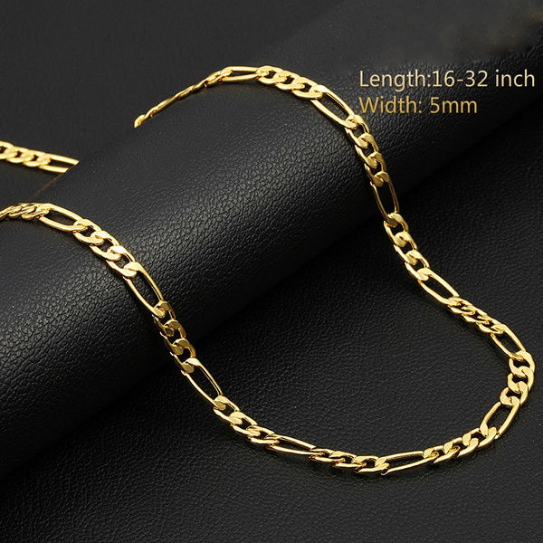 Gold and silver colour chains premium necklace for men and women jewellery Daraz.lk