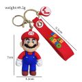 【hot】 Super Mario Series Keychain Mario Bros Luigi Toad Yoshi Bowser Action Figure Model PVC Decorations Cartoon Doll Pendant Toys Gif. 