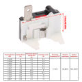 JIA 4TM 110/220V Refrigerator Overload Protector Freezer Replacement Part Relay 1/2 1/3 1/4 1/5 1/6 1/7 1/8HP Protector. 