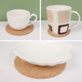 1/5Pcs Cork Coaster Non-slip Cup Mat Tea Coffee Mug Drinks Holder Table Pad Tableware Round Drink Coaster Kitchen Accessories. 