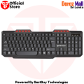 Fantech K210 Multimedia Office Wired Keyboard 114 Keys. 