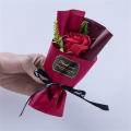 Mini Rose Soap Flower Bouquet Artificial Flowers Soap Flower Artificial Rose Hand Gift Flower. 