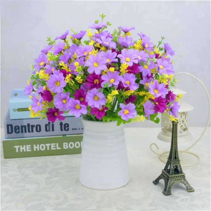 Cute%20Artificial%20Flowers%20Lifelike%20Silk%20Decorative%20Flower%20Silk%20Daisies%2028%20Heads%20One%20Bouquet%207%20Branch%20for%20Floral%20Arrangement%20DIY%20Flowers%20Table%20Decor%20Home%20Decor%20Wedding%20Decoration%20DIY%20Crafters%20Room%20Accent%20-%20Image%208
