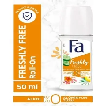 FA FRESHLY FREE FOR WOMEN ROLL ON 50ML