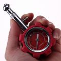 【Red】 Tire Pressure Gauge Tyre Air Table Tester Meter Bar kg/cm2 0-100 PSI Auto Vehicle Car. 