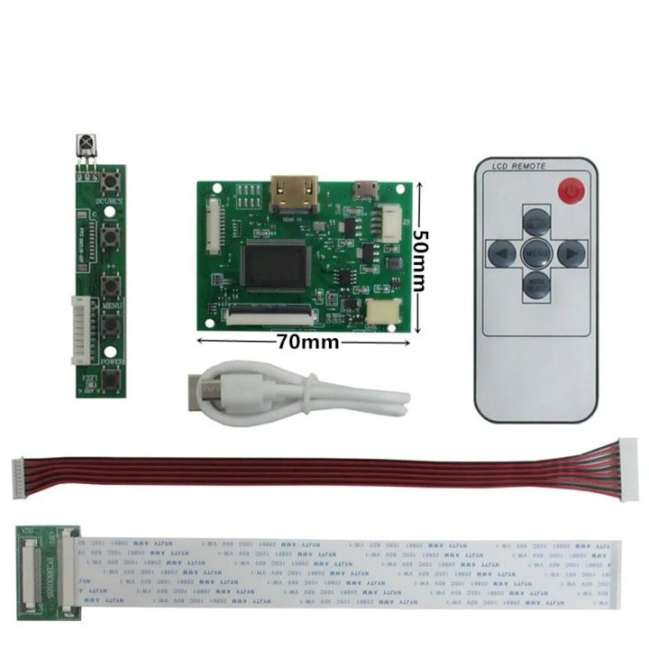 8%20Inch%201024*600%20DIY%20LCD%20Display%20Screen%20Digitizer%20Touchscreen%20Driver%20Control%20Board%20HDMI-Compatible%20Raspberry%20Pi%20Monitor%20Kit%20-%20Image%204