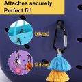 2pcs Key Holder for Bogg Bag Accessories for Bogg Bags Insert Charm Carabiner Keychain Compatible with Bogg Bag Beach Tote Bag. 