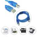 Printer Cable - Blue 1.5m. 